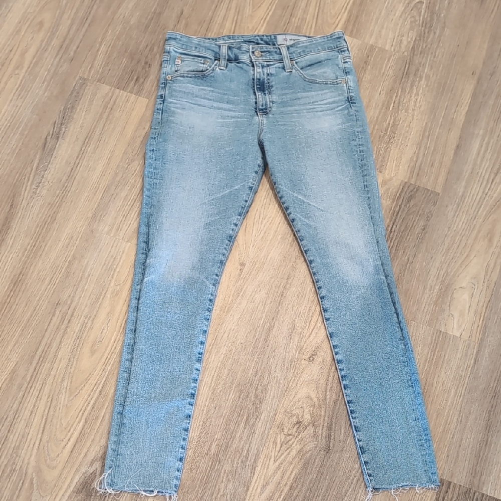 Ag Adriano Goldschmied Light Blue Women's Skinny Jeans Size 29R